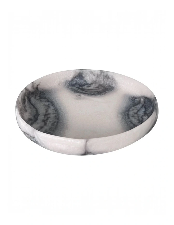 Orion Organic Resin Bowl 31x27x5cm Grey Stone Matt image 1