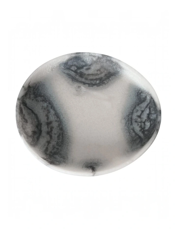 Orion Organic Resin Bowl 31x27x5cm Grey Stone Matt image 3