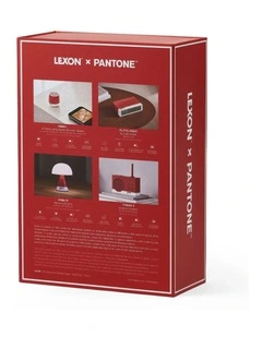 Lexon GIFT Set PANTONE - Mino  Mini, Flip Classic, Mina M, Thykho 3 - 2035 Red