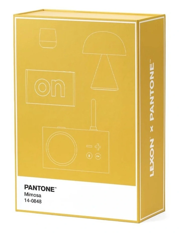 Lexon GIFT Set PANTONE - Mino  Mini, Flip Classic, Mina M, Thykho 3 - Yellow image 1