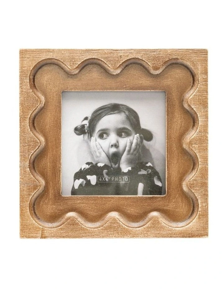 Willow & Silk Photo Frame Designer 15.5x22.2x15.5cm Natural image 1