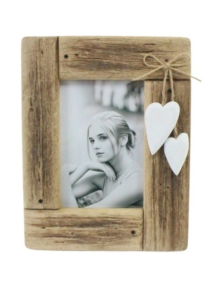 Willow & Silk HONEY HEART PHOTO FRAME 4X6 / 18X23X2CM image 1
