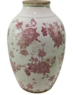 Willow & Silk Cherry Blossom Traditional Vase 20x20x30.5cm
