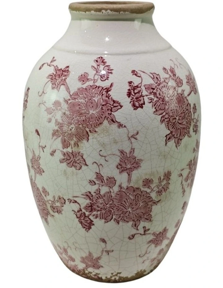 Willow & Silk Cherry Blossom Traditional Vase 20x20x30.5cm image 1