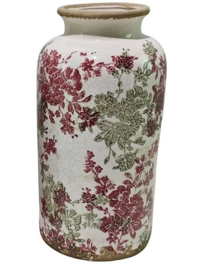 Willow & Silk Cherry Blossom Vase Sml (13.5x13.5x26cm) image 1