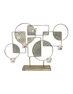 Willow & Silk Abstract Hives Statement 5 Candle Holder