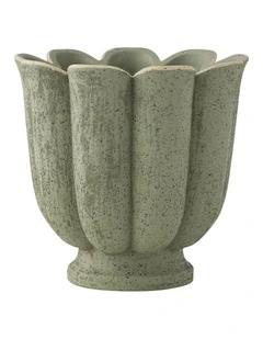 Willow & Silk Petal Vase/Planter 22.5*22cm