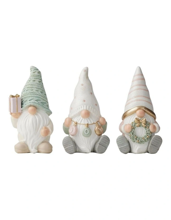 Willow & Silk Pastel Sitting Gnomes-3asst - 9.00*8.00*16.70 image 1