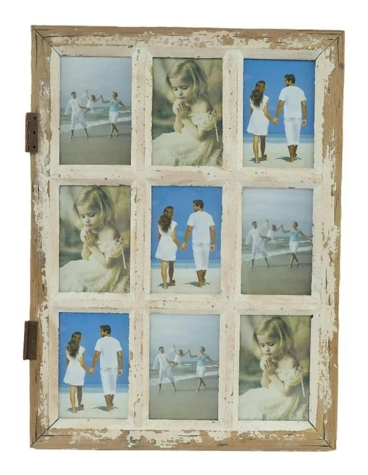 Willow & Silk Beach House 'Window' 9-Pic 4x6 Photoframes 39x2x53.5cm image 1