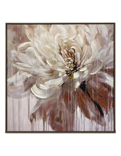 Willow & Silk Textured Pink and Natural Floral Wall Art 102.6*102.6