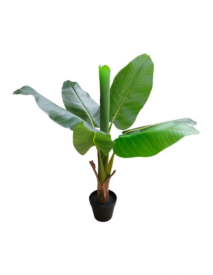 Willow & Silk 90cm Potted Artificial Banana Tree image 2