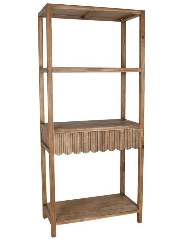Willow & Silk Artisan Timber Shelves 80x40x180cm image 1