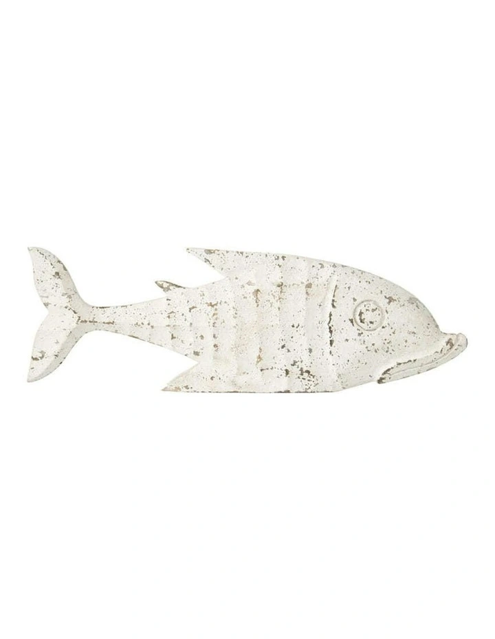 Willow & Silk Handmade Wooden Fish Table Ornament 60cm image 2