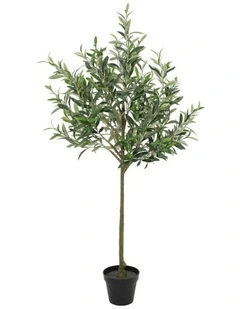 Willow & Silk 120cm Potted Artificial Swan Hill Olive Tree