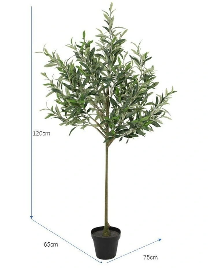 Willow & Silk 120cm Potted Artificial Swan Hill Olive Tree image 5