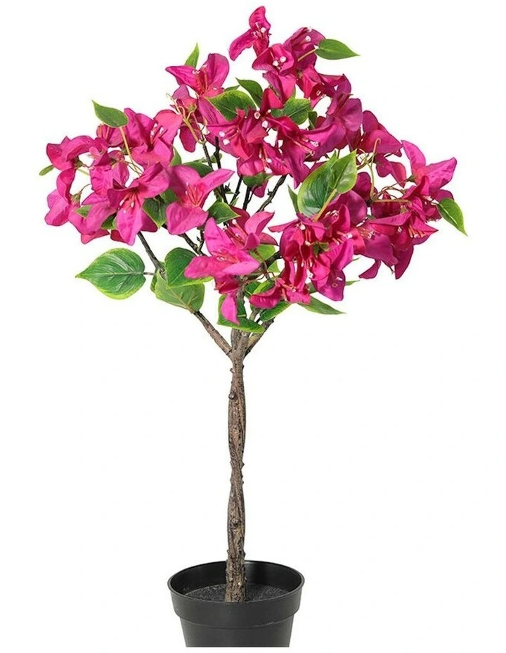 Willow & Silk 66cm Potted Artificial Pink Blossom Bougainvillea image 2