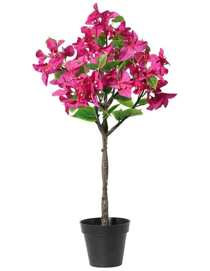Willow & Silk 66cm Potted Artificial Pink Blossom Bougainvillea image 3