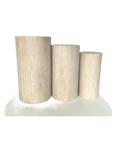 Willow & Silk Set/3 Nested Pillar Displays 44*80/37*70