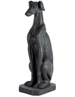 Willow & Silk Majestic Sitting Greyhound Statue 35x26x82cm
