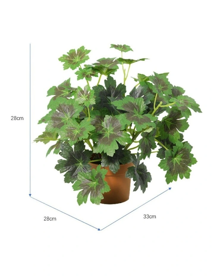 Willow & Silk 28cm Potted Artificial Grape Leaf Plant image 5