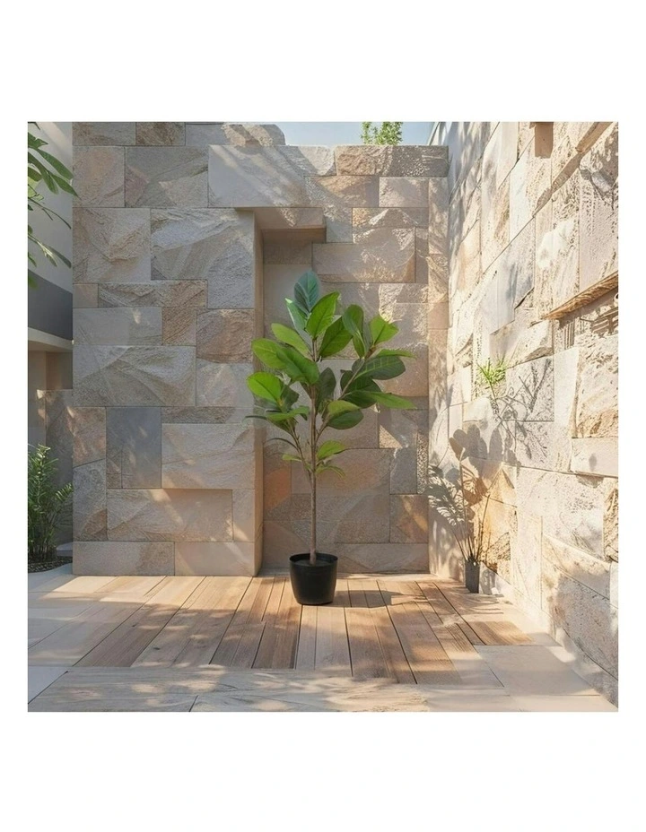 Willow & Silk 92cm Potted Artificial Lofty Fig Ficus Tree image 6