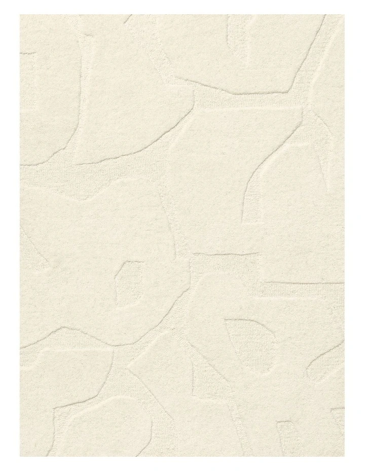 MISS AMARA ARLETTE CREAM CARVED WOOL RUG image 5