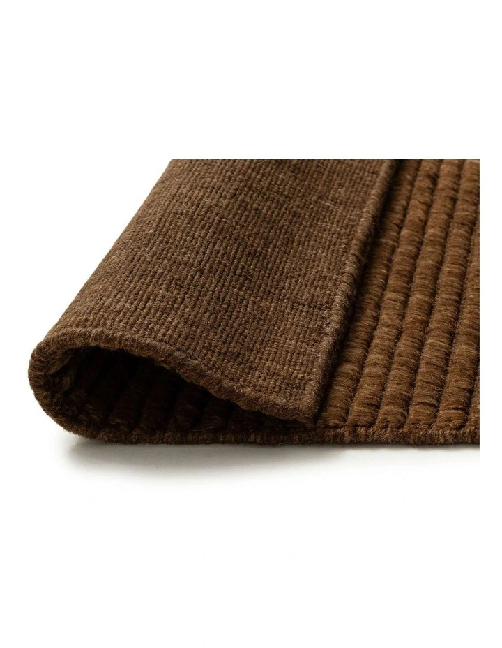 MISS AMARA DARIEL HANDLOOMED BROWN RUG image 3