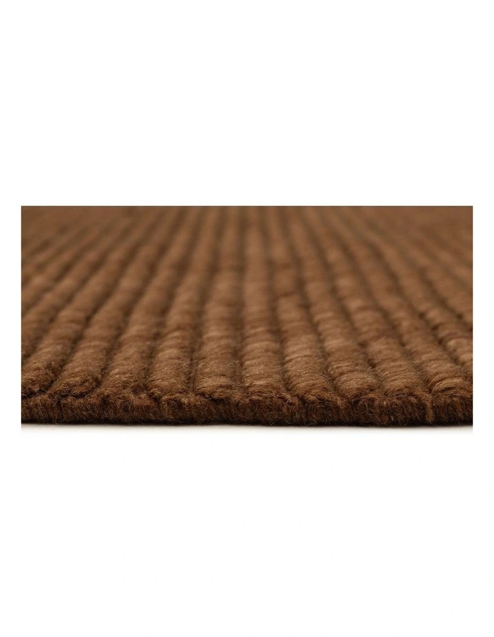 MISS AMARA DARIEL HANDLOOMED BROWN RUG image 4