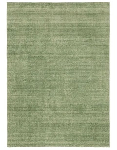 MISS AMARA ELENA GREEN MINIMAL WASHABLE RUG