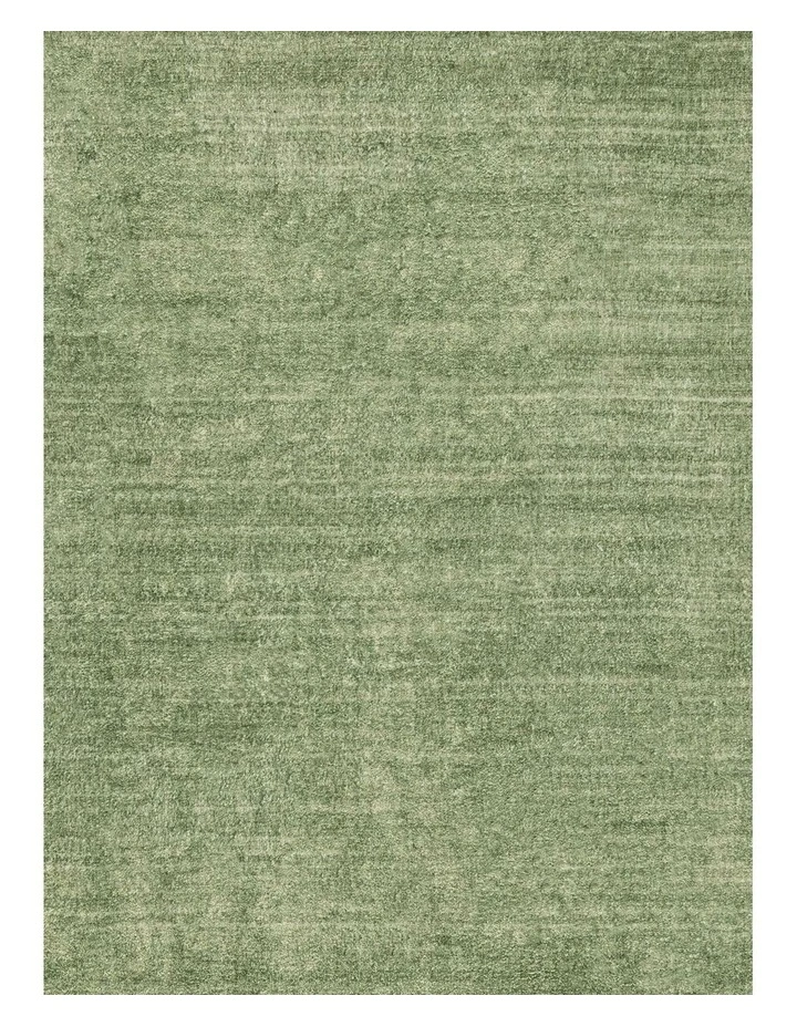 MISS AMARA  ELENA GREEN MINIMAL WASHABLE RUG image 5