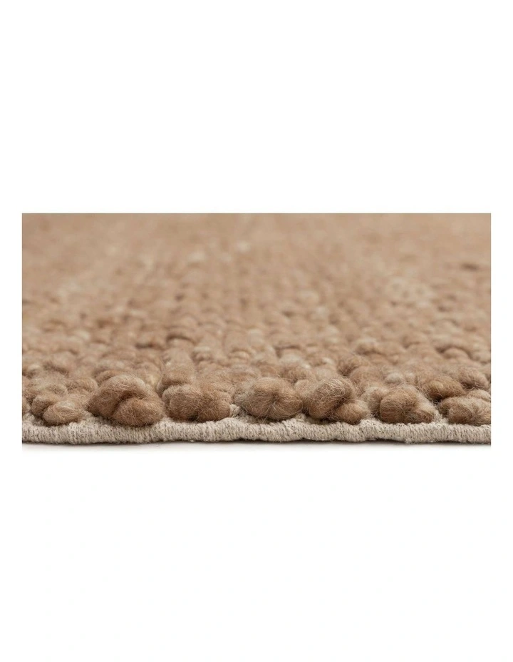 MISS AMARA HALINA DARK BEIGE WOOL RUG image 4