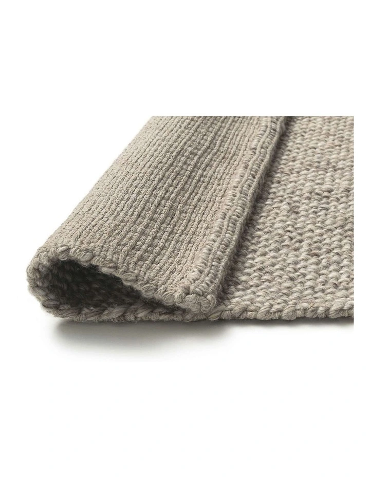 MISS AMARA  MARISHA NATURAL TAUPE LOOP RUG image 3