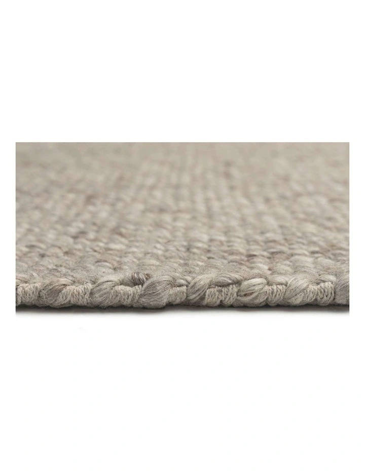 MISS AMARA  MARISHA NATURAL TAUPE LOOP RUG image 4