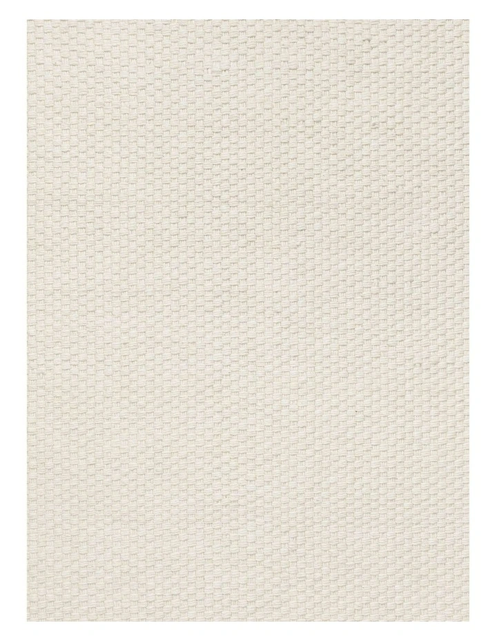 MISS AMARA BRECIA CREAM BASKET WEAVE WOOL RUG image 5