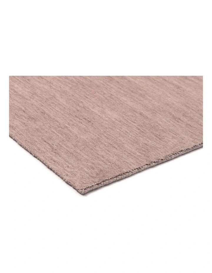 MISS AMARA BERTILA DUSTY ROSE WOOL RUG image 2