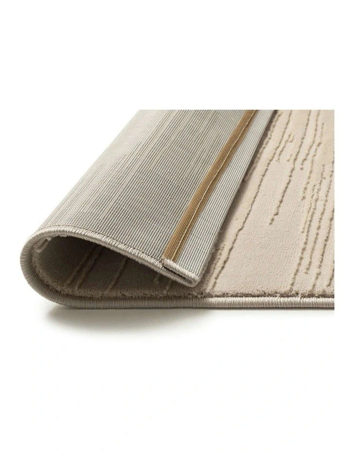 MISS AMARA  CHALEYA TONAL IVORY ABSTRACT RUG image 3