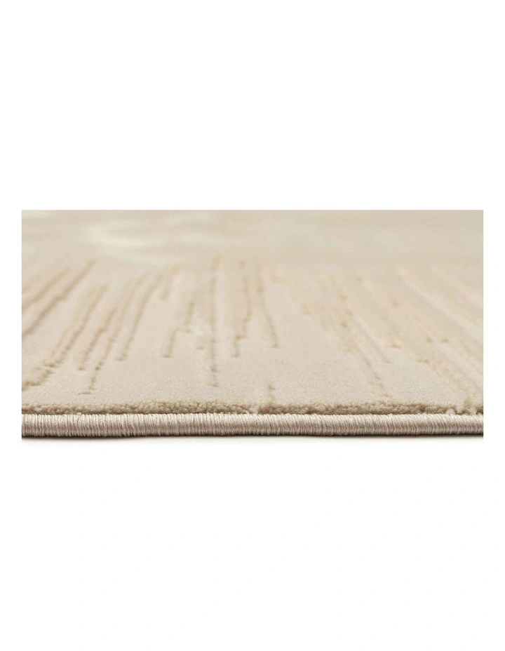 MISS AMARA  CHALEYA TONAL IVORY ABSTRACT RUG image 4
