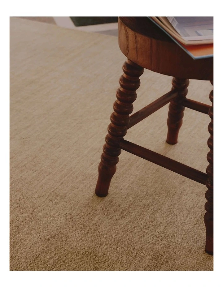 MISS AMARA  PICOLA CARAMEL WOOL RUG image 6