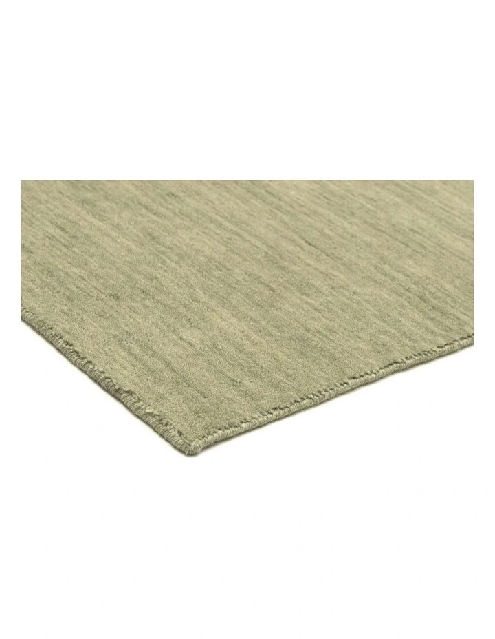 MISS AMARA  NABILA SAGE WOOL RUG image 2
