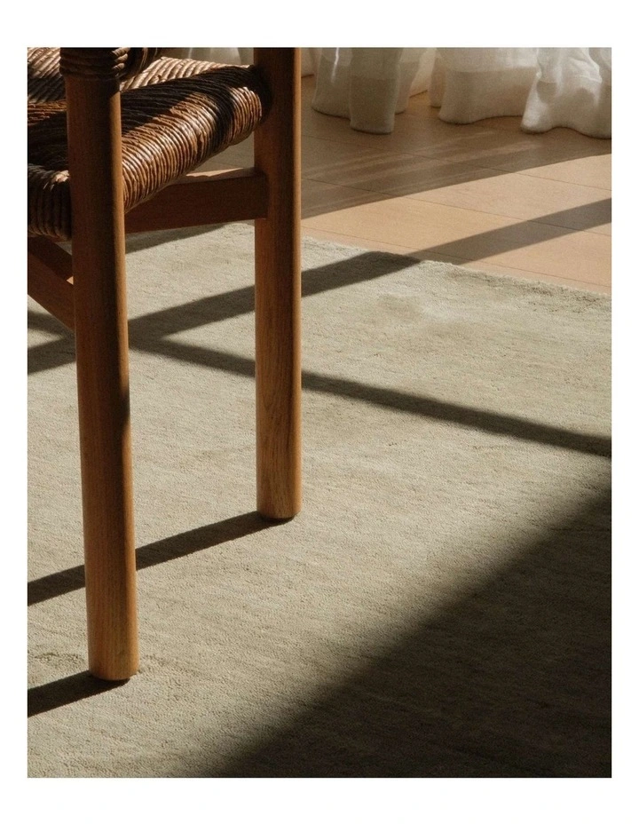 MISS AMARA  NABILA SAGE WOOL RUG image 7