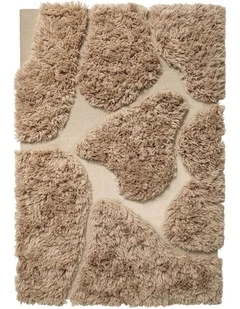 MISS AMARA GELLICA BISCUIT SCULPTURAL WOOL SHAG RUG