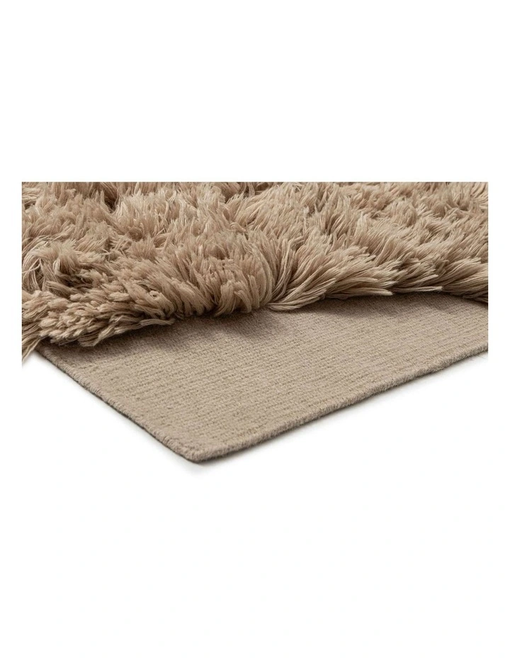 MISS AMARA GELLICA BISCUIT SCULPTURAL WOOL SHAG RUG image 2