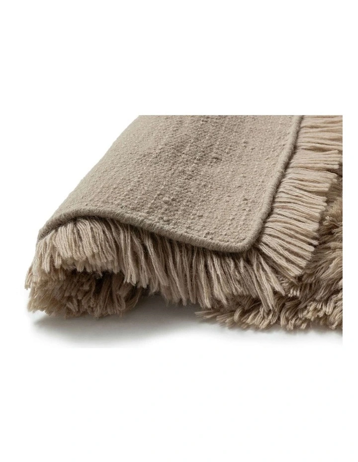 MISS AMARA GELLICA BISCUIT SCULPTURAL WOOL SHAG RUG image 3
