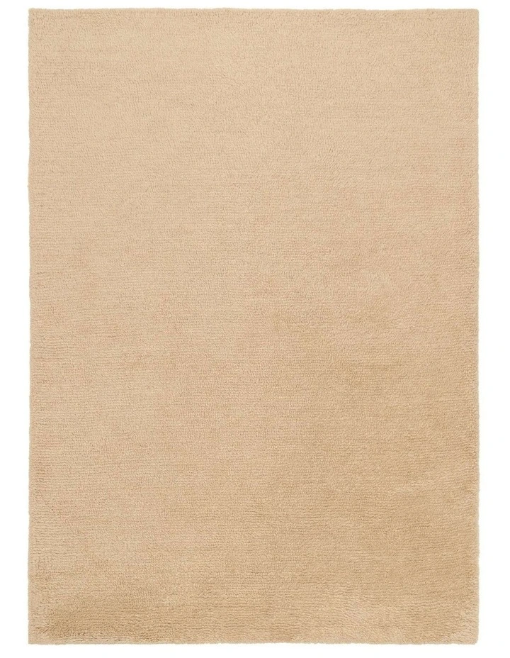 MISS AMARA CHAYENNE BEIGE WOOL DIRECTIONAL SHAG RUG image 1