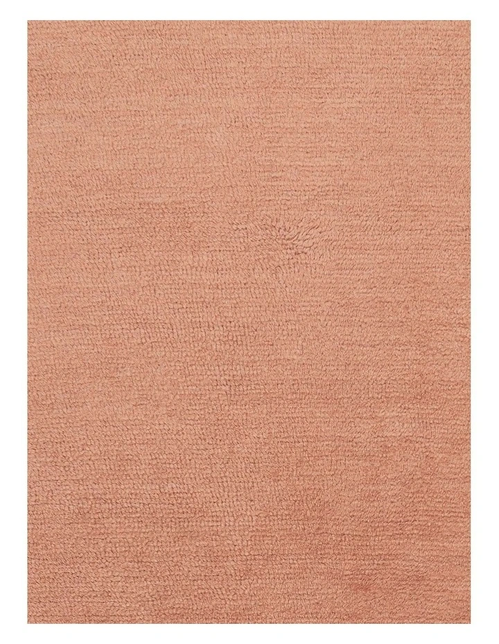 MISS AMARA SHANNON PINK WOOL DIRECTIONAL SHAG RUG image 5
