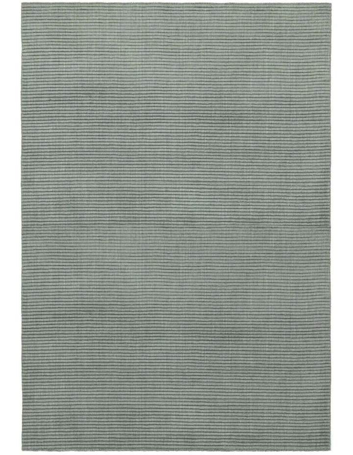 MISS AMARA ESHANA HANDLOOMED GREEN RUG image 1