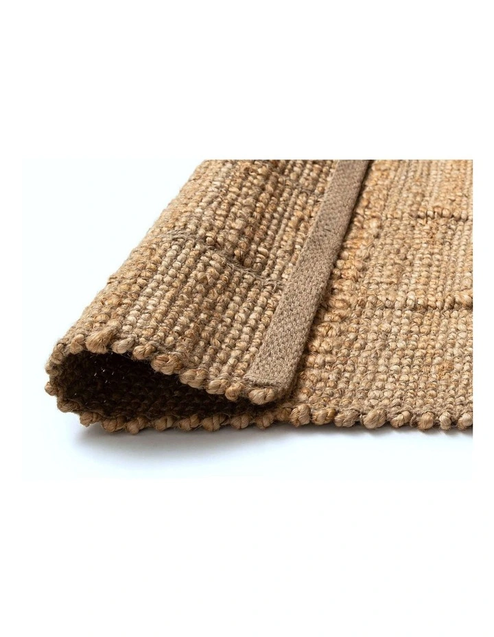 MISS AMARA KAROS NATURAL FLATWEAVE JUTE RUG image 3