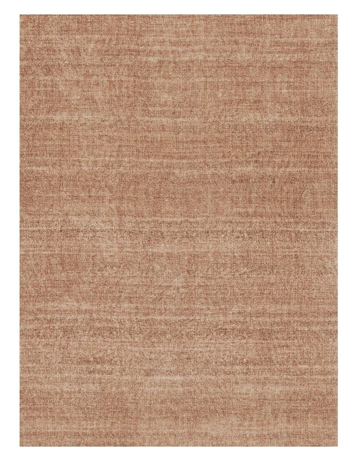 MISS AMARA ZOEY BROWN MINIMAL WASHABLE ROUND RUG image 4