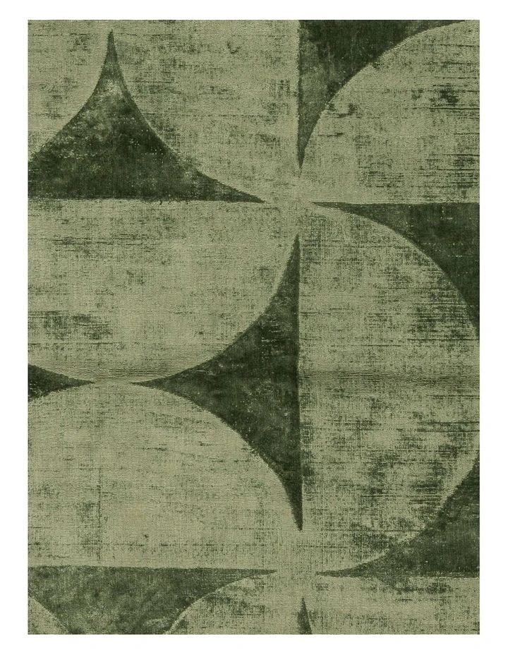 MISS AMARA SEFINA GREEN HOURGLASS VISCOSE RUG image 5