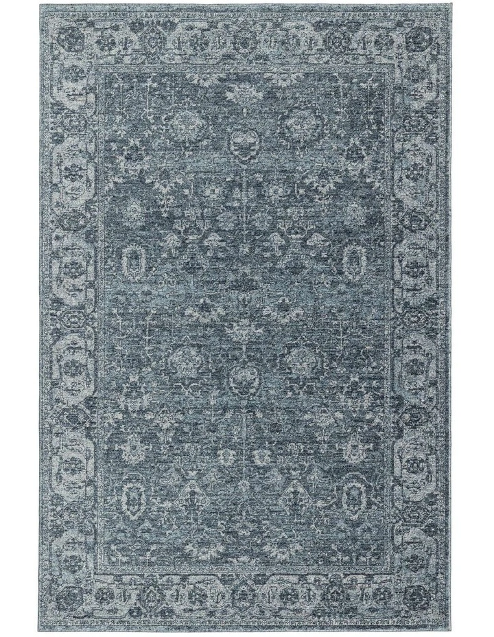 MISS AMARA ALEXIS TONAL DISTRESSED INK BLUE RUG image 1